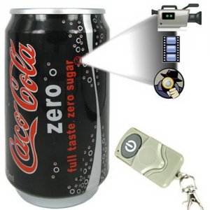 4GB Cola Can Beverage Spy Camera - Remote Control